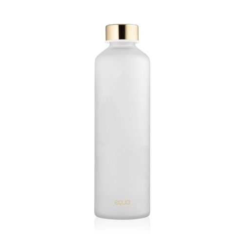 EQUA kulacs MISMATCH 750 ml, üveg Velvet Fehér (WHITE)